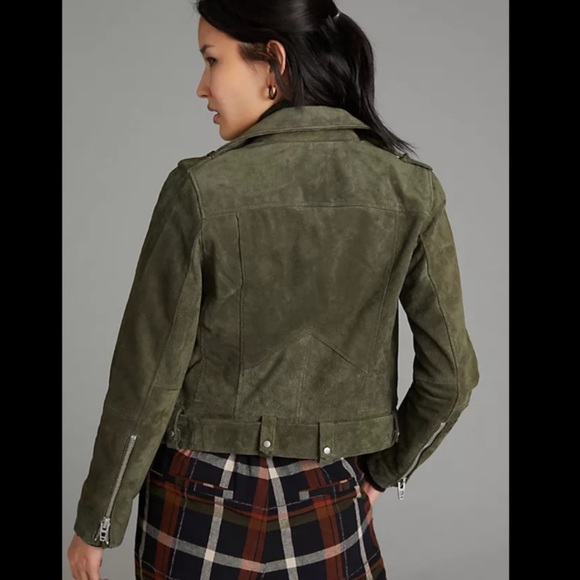 Anthropologie NWT BLANKNYC Suede Moto Jacket Size S. - Picture 3 of 12